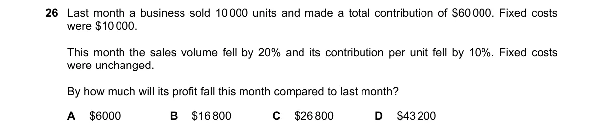 Question 26 from 9706/13/M/J/19