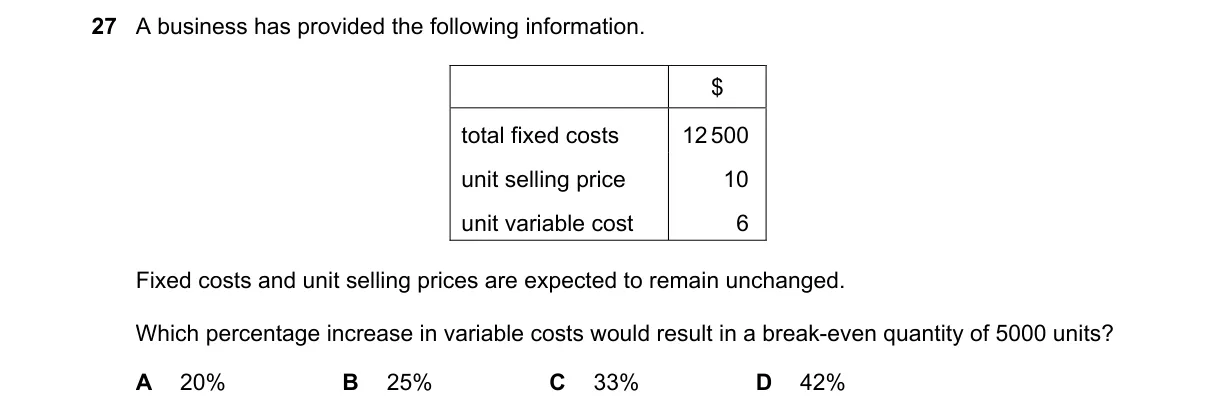 Question 27 from 9706/13/M/J/19