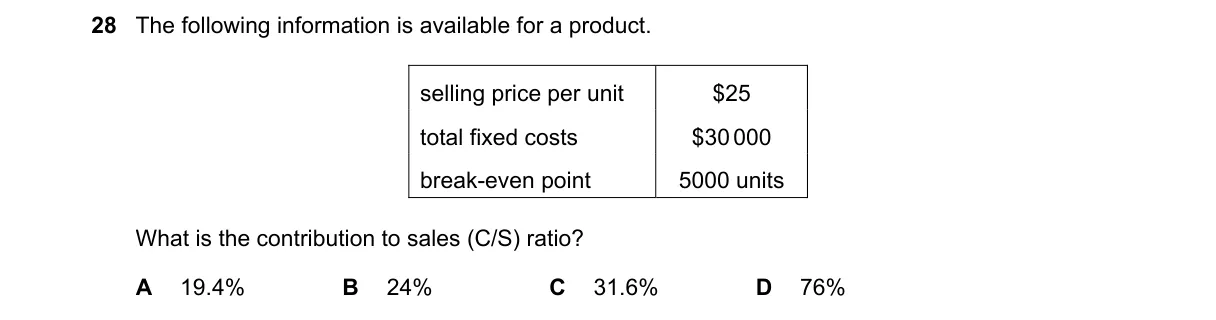 Question 28 from 9706/13/M/J/19