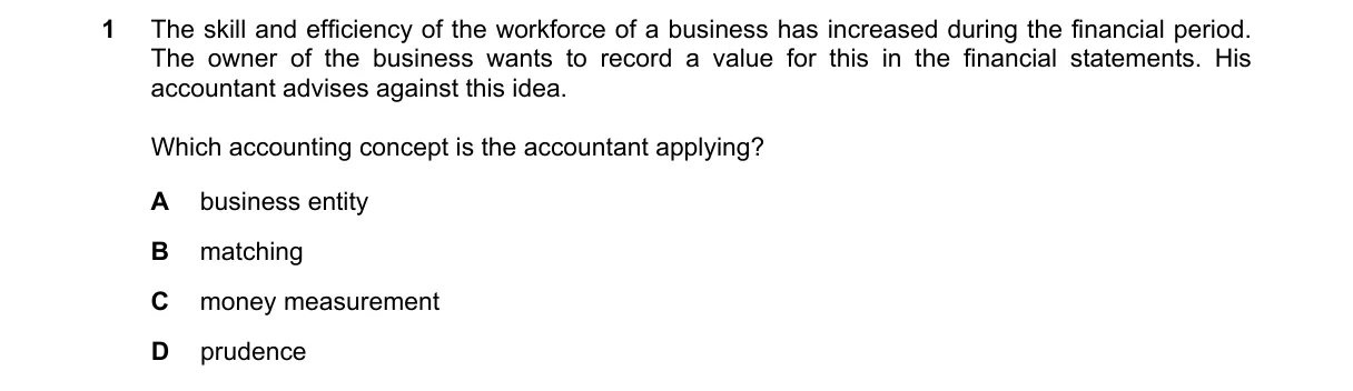 Question 1 from 9706/11/M/J/21