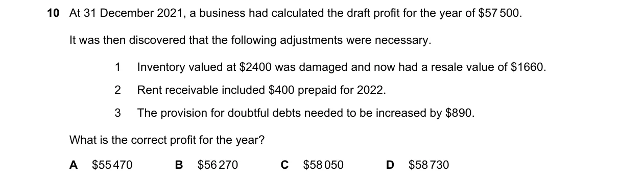 Question 10 from 9706/11/M/J/22