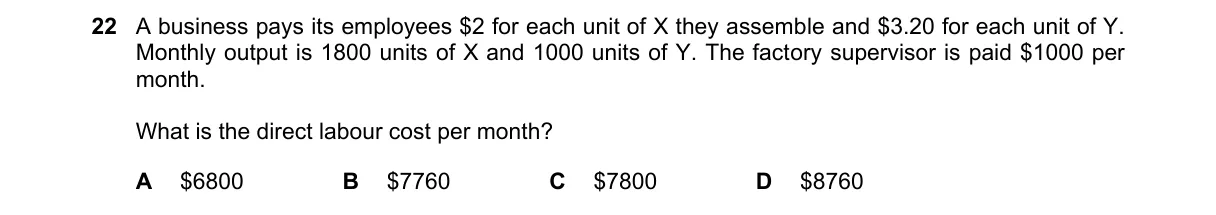 Question 22 from 9706/11/M/J/22