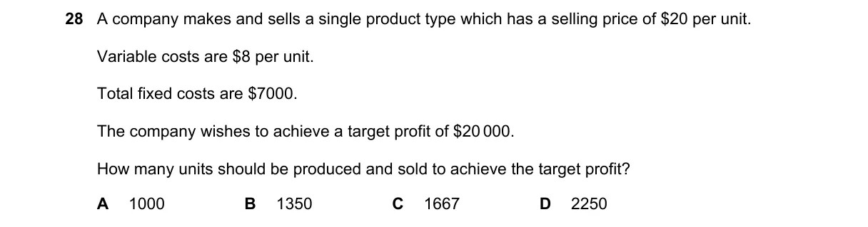 Question 28 from 9706/11/M/J/22