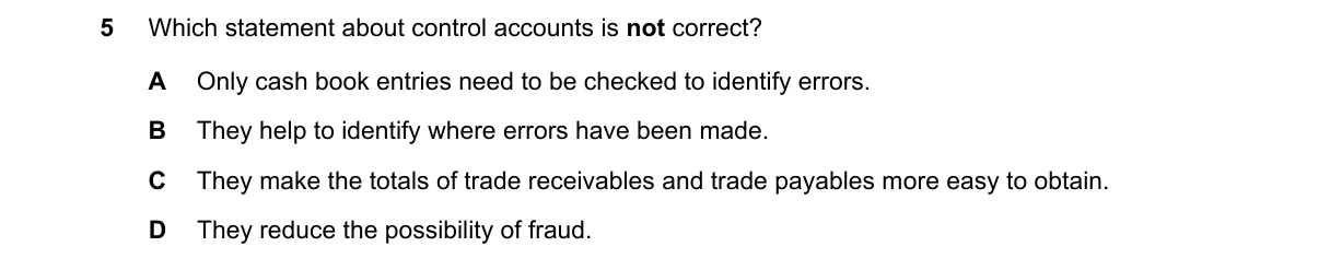 Question 5 from 9706/11/M/J/22