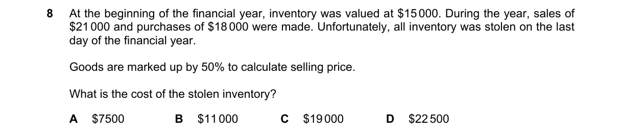 Question 8 from 9706/11/M/J/22