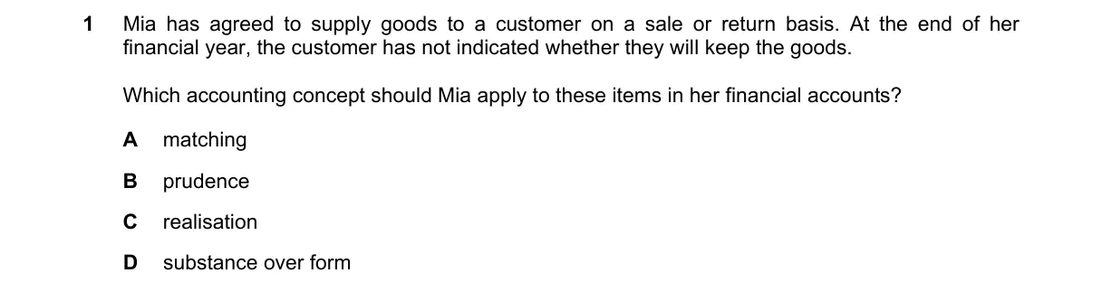 Question 1 from 9706/13/M/J/22