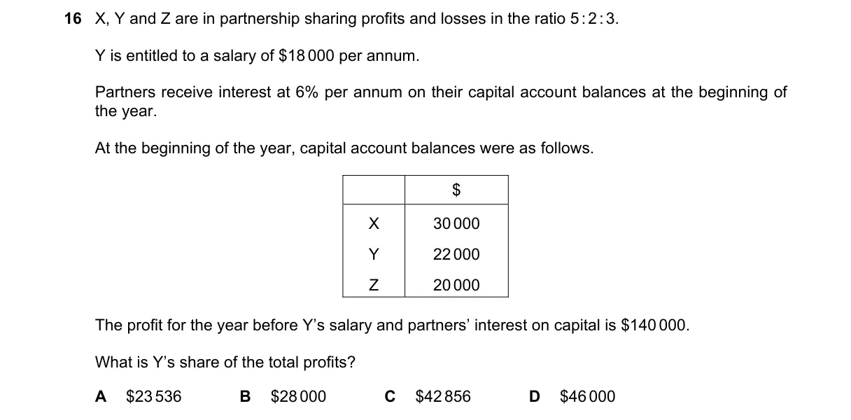 Question 16 from 9706/13/M/J/22