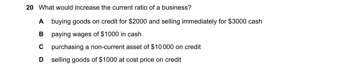 Question 20 from 9706/13/M/J/22