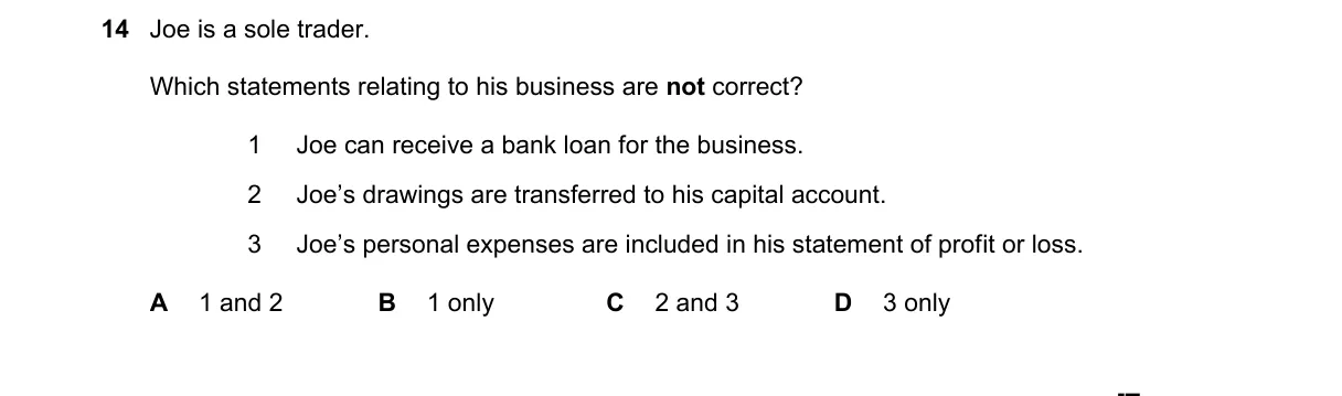 Question 14 from 9706/11/M/J/23
