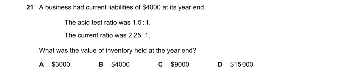 Question 21 from 9706/11/M/J/23