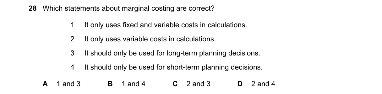 Question 28 from 9706/11/M/J/23