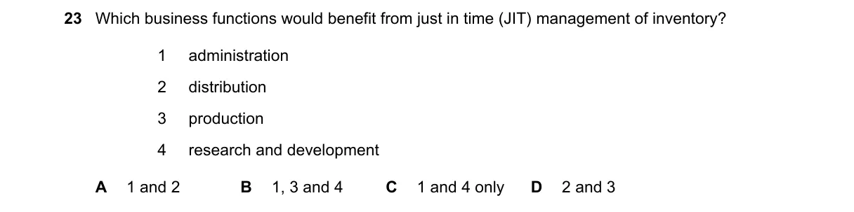 Question 23 from 9706/13/M/J/23