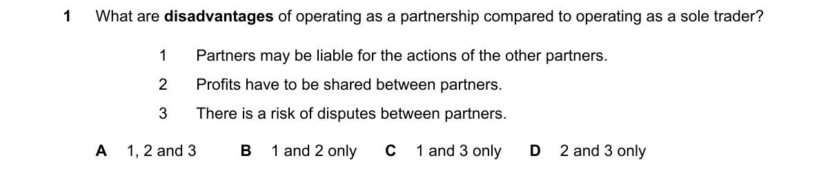 Question 1 from 9706/11/M/J/25