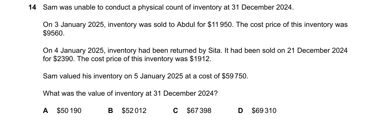 Question 14 from 9706/13/M/J/25