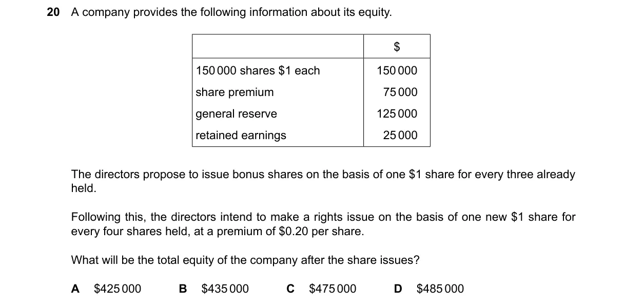 Question 20 from 9706/13/M/J/25