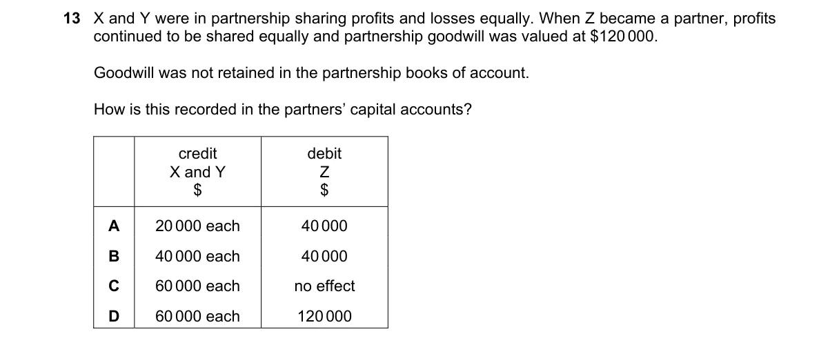 Question 13 from 9706/13/O/N/18
