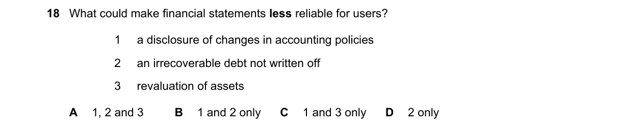 Question 18 from 9706/13/O/N/18