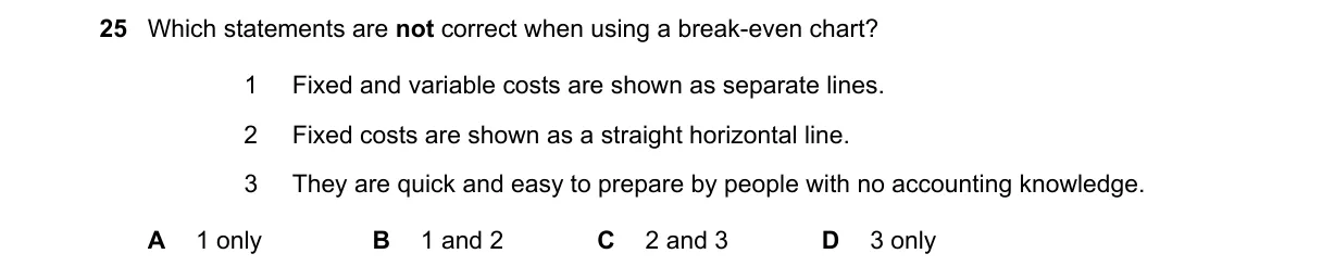 Question 25 from 9706/13/O/N/18
