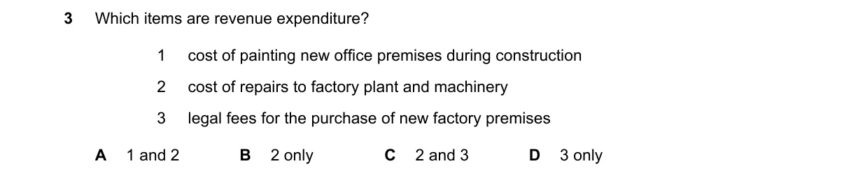 Question 3 from 9706/13/O/N/18