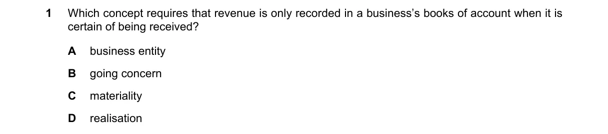 Question 1 from 9706/11/O/N/19