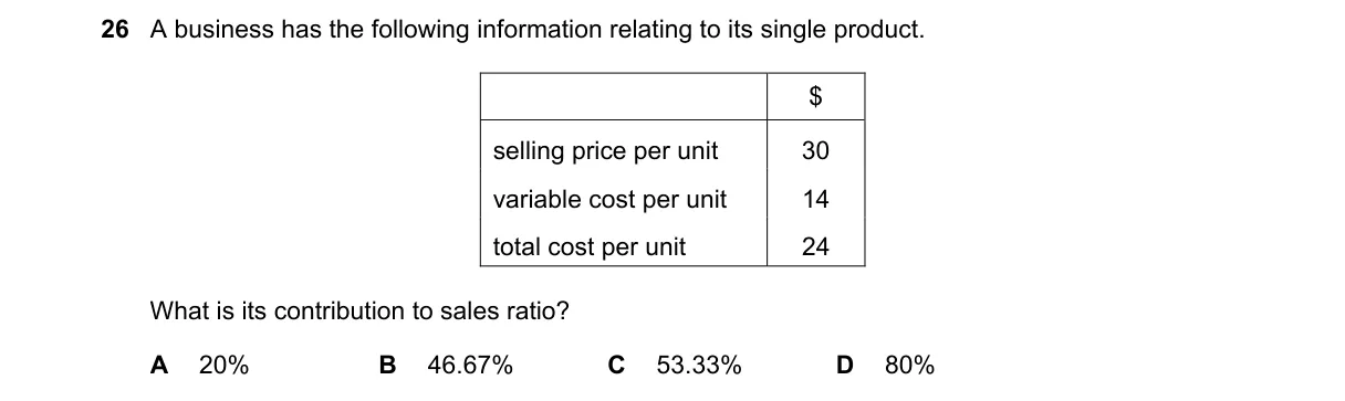 Question 26 from 9706/12/O/N/19