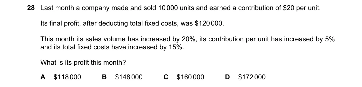 Question 28 from 9706/12/O/N/19