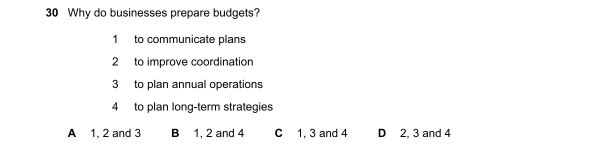 Question 30 from 9706/12/O/N/19
