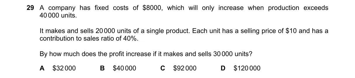 Question 29 from 9706/13/O/N/19
