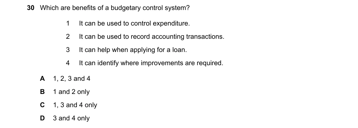 Question 30 from 9706/12/O/N/20