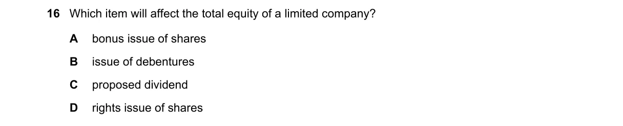 Question 16 from 9706/13/O/N/20