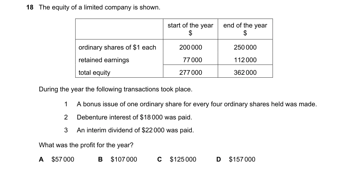 Question 18 from 9706/13/O/N/21