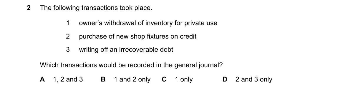 Question 2 from 9706/13/O/N/21