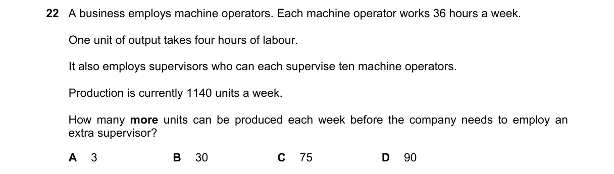 Question 22 from 9706/11/O/N/22
