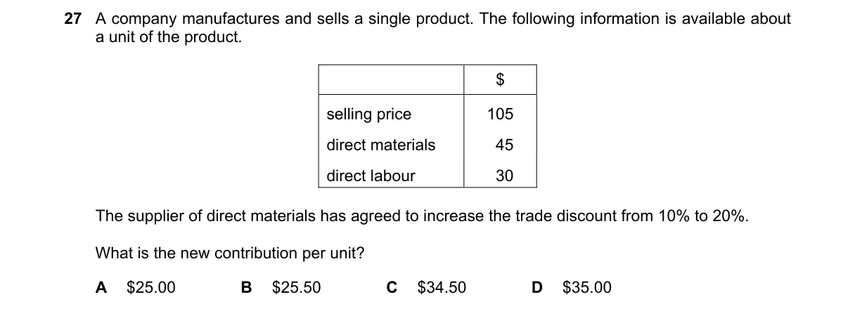 Question 27 from 9706/11/O/N/22