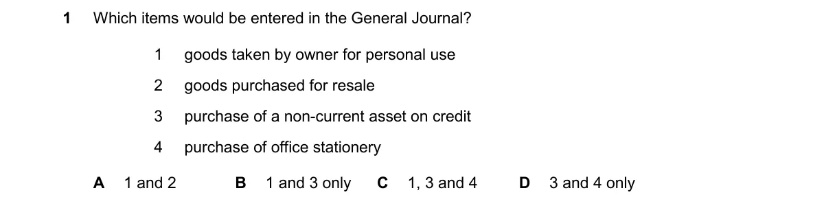 Question 1 from 9706/12/O/N/22