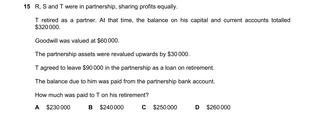 Question 15 from 9706/12/O/N/22