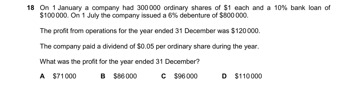 Question 18 from 9706/12/O/N/22