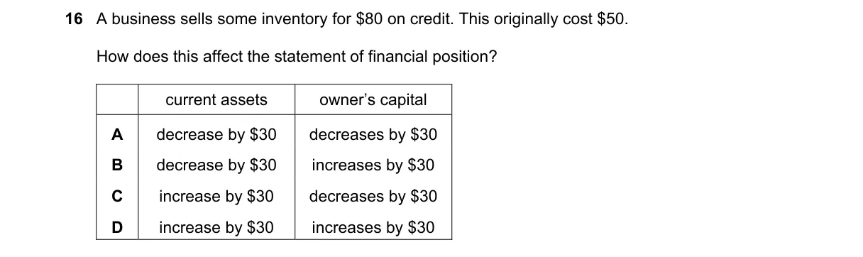 Question 16 from 9706/12/O/N/23