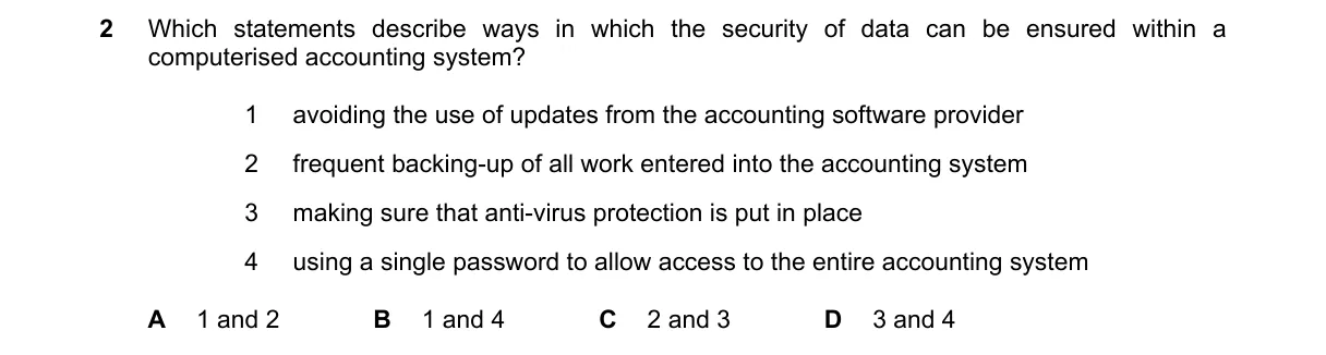 Question 2 from 9706/13/O/N/23