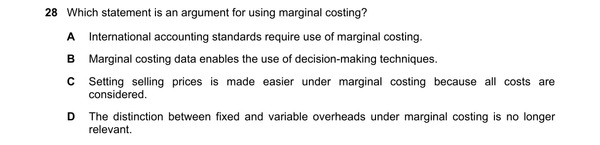 Question 28 from 9706/13/O/N/23