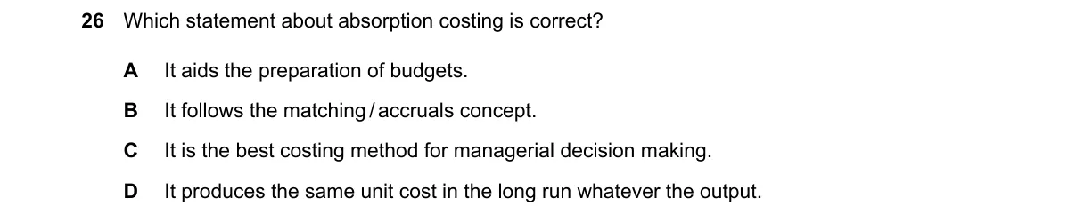 Question 26 from 9706/11/O/N/24