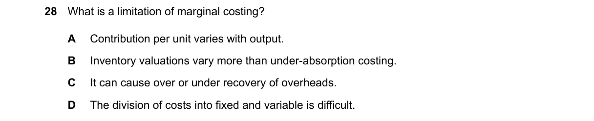 Question 28 from 9706/11/O/N/24