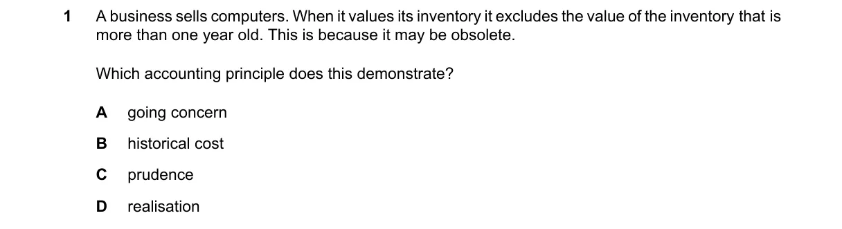 Question 1 from 9706/12/O/N/24
