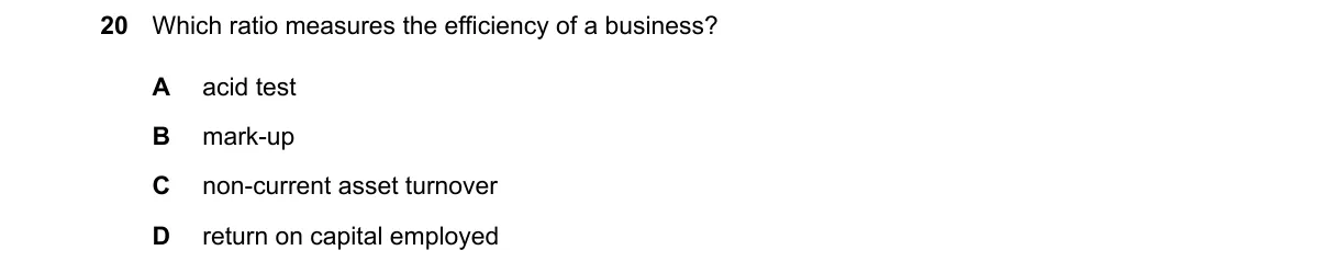Question 20 from 9706/12/O/N/24