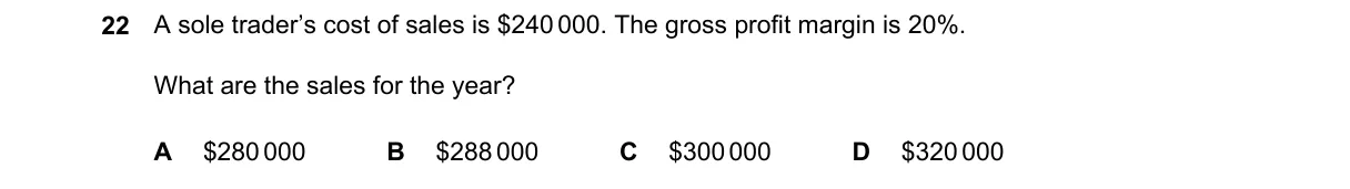 Question 22 from 9706/12/O/N/24
