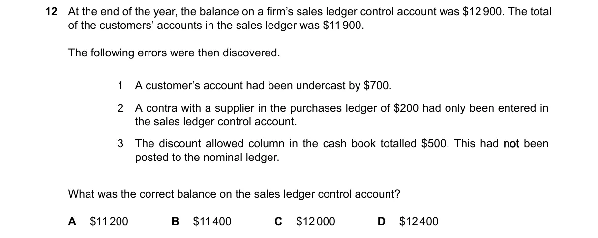 Question 12 from 9706/13/O/N/24