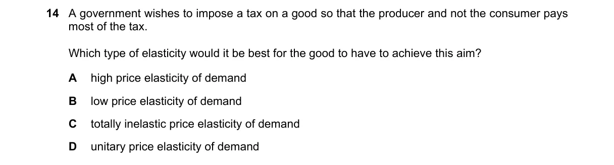 Question 14 from 9708/12/M/J/18