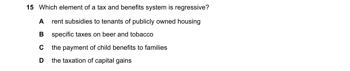 Question 15 from 9708/13/M/J/18