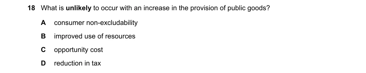 Question 18 from 9708/11/M/J/19