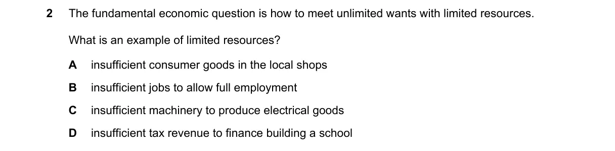 Question 2 from 9708/11/M/J/19